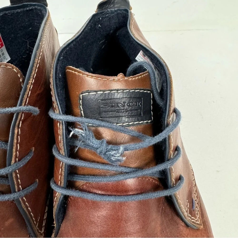 Rieker Brown Leather Chukka Chelsea Boots